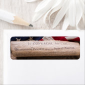 Étiquette Déclaration d'indépendance (En situation)