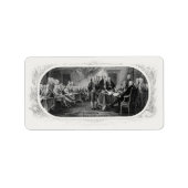 Étiquette Déclaration d'indépendance : Projet de loi de 2 $, (Devant)