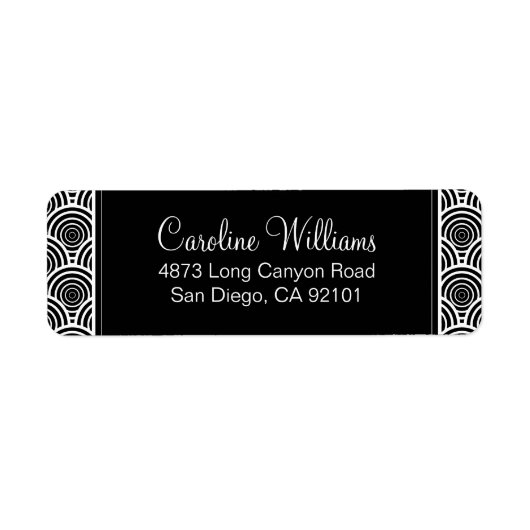 Étiquette Déco classique (Devant)