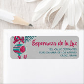 Étiquette Décor de Noël au milieu du siècle moderne (En situation)