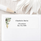 Étiquette Décor de Noël Baubles retour (En situation)