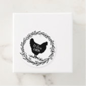 Étiquette décorative d'oeuf de couronnes (En situation)