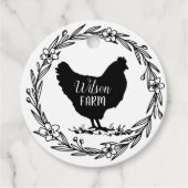 Étiquette décorative d'oeuf de couronnes (Devant)