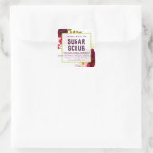 Étiquette d'écouvillonnage de sucre personnalisabl (Sac)