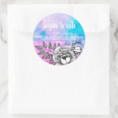 Étiquette d'écouvillonnage de sucre personnalisabl (Sac)