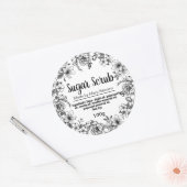 Étiquette d'écouvillonnage de sucre personnalisabl (Enveloppe)