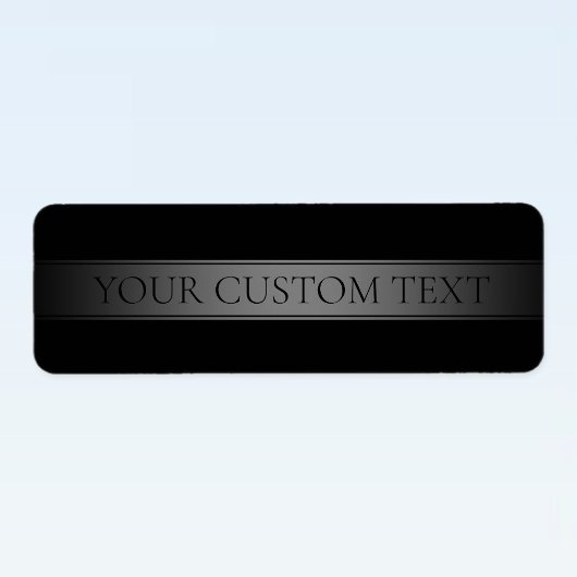 Étiquette Dégradé rayé élégant simple modifiable couleur