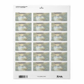 Étiquette Déjeuner de Claude Monet, impressionnisme Vintage (Feuille entière)