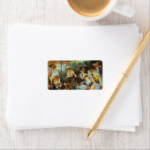 Étiquette Déjeuner de la fête nautique par Pierre Renoir (En situation)