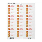 Étiquette Démarrage (Feuille entière)