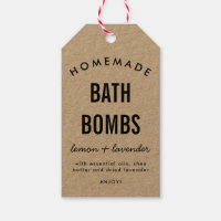 Étiquette d'emballage de bombe de bain maison do-i
