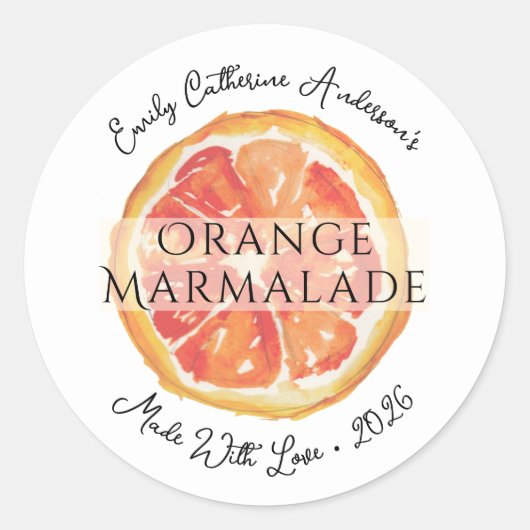 Étiquette d'emballage de pot de confiture artisana (Devant)
