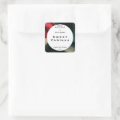 Étiquette d'emballage de produit Élégant Fabriqué (Sac)