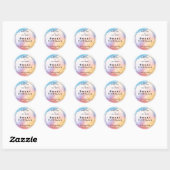 Étiquette d'emballage de produit Pastel Fait Avec  (Feuille)