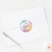 Étiquette d'emballage de produit Pastel Fait Avec  (Enveloppe)
