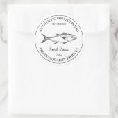 Étiquette d'emballage de thon frais (Sac)