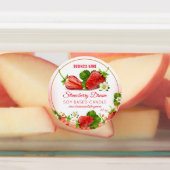 Étiquette d'emballage des produits fraises (Apposé)