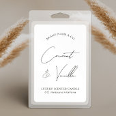 Étiquette d'emballage moderne simple de produit