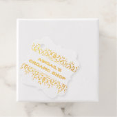 Étiquette d'emballage pour entreprise moderne (Avec boite)