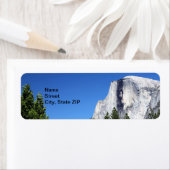 Étiquette Demi-dôme de Yosemite (En situation)