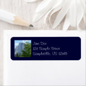 Étiquette Demi-dôme en été du parc national Yosemite (En situation)