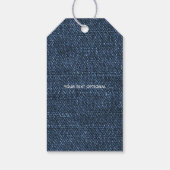 étiquette Denim, étiquette cadeau jeans (Dos)