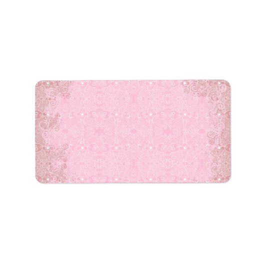 Étiquette Dentelle de chouette et de luciole (Devant)