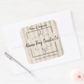 Étiquette d'entreprise aux bougies (Enveloppe)