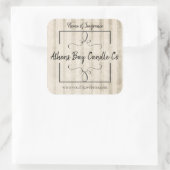 Étiquette d'entreprise aux bougies (Sac)