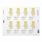 Étiquette d'entreprise de thé à base de plantes de (Feuille entière)