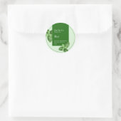 Étiquette d'entreprise de thé à la menthe (Sac)