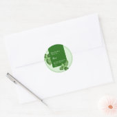 Étiquette d'entreprise de thé à la menthe (Enveloppe)