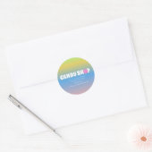 Étiquette d'entreprise ombrée pour confiserie (Enveloppe)