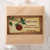 Étiquette d'entreprise Orchard Apple (En situation)