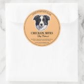 Étiquette d'entreprise Sticker de nourriture de ch (Sac)