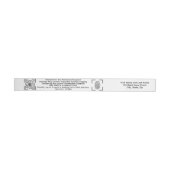 Étiquette d'enveloppe blanche anti-vol – Courrier  (Individual)
