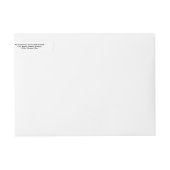 Étiquette d'enveloppe blanche anti-vol – Courrier  (Devant)
