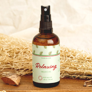 Étiquette d'enveloppement de bouteille Feuille Pal