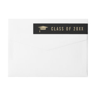 Étiquette d'enveloppes de finition de couleur mod