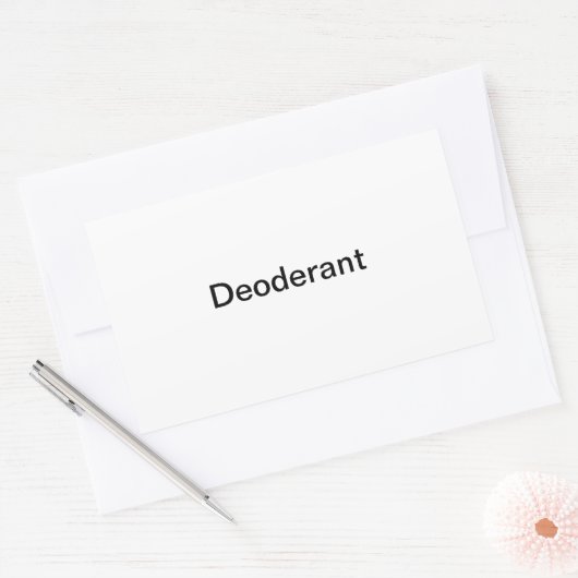 Étiquette déoderant/ (Enveloppe)