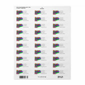 Étiquette Déplacement rapide (Feuille entière)