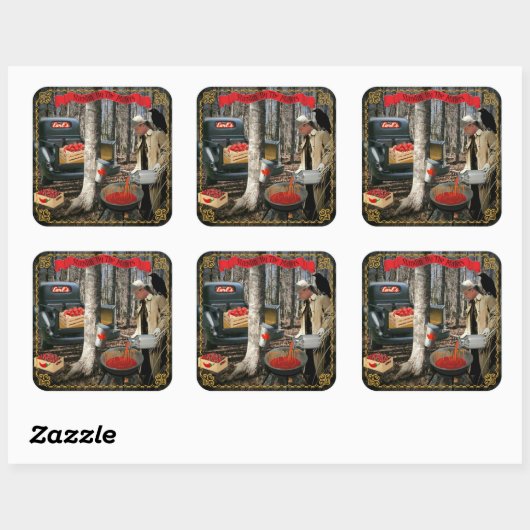 Étiquette d'érable (Feuille)