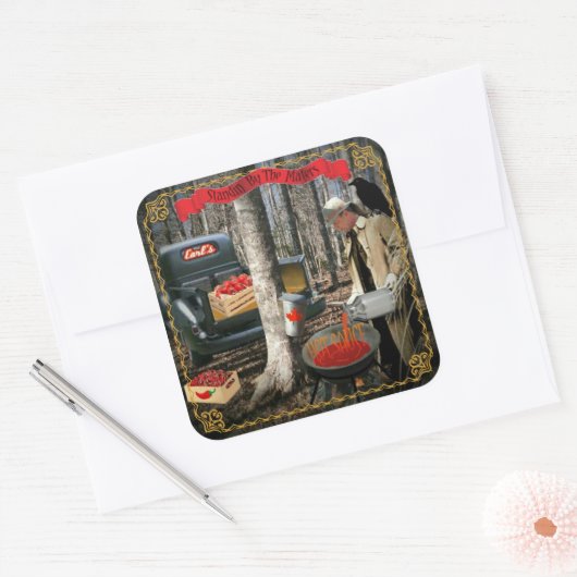 Étiquette d'érable (Enveloppe)