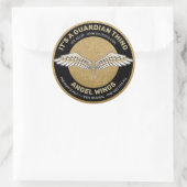 Étiquette des ailes beiges (Sac)