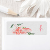 Étiquette des autocollants de retour (En situation)