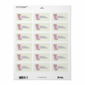 Étiquette des bottes de pluie (Feuille entière)