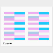 Étiquette des drapeaux de la fierté intersexuelle/ (Feuille)