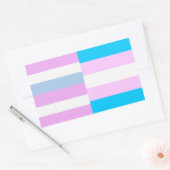 Étiquette des drapeaux de la fierté intersexuelle/ (Enveloppe)