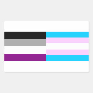 Étiquette des drapeaux de la fierté sexuelle/trans