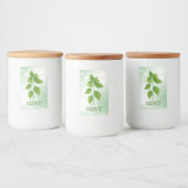 Étiquette des Herbes de menthe (Bouteilles)